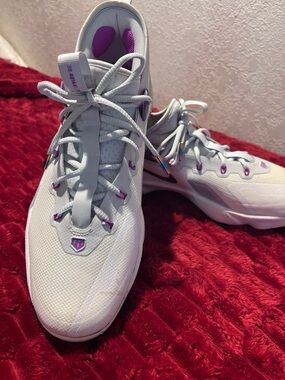 Nike Air Zoom Trout 9 Elite Baseball Cleats Red Blue Yellow Size 12